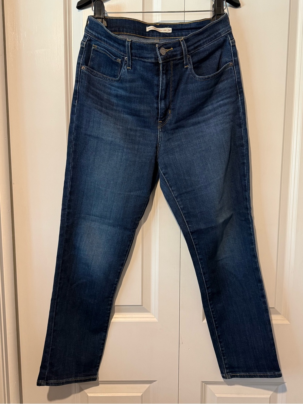 Levi’s Blue Jeans 724 High Rise Straight Crop 30